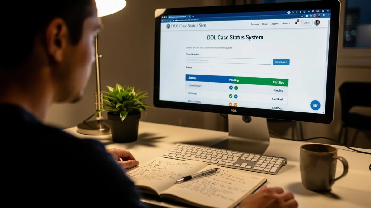 How to Check Your DOL Case Status: A Step-by-Step Guide